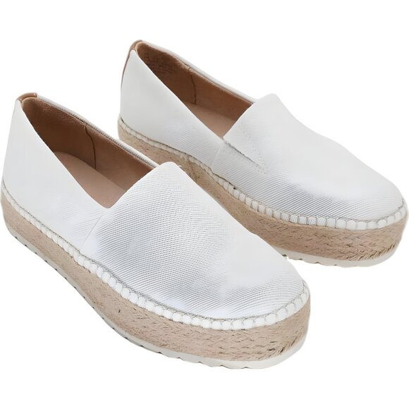 Dr. Scholl's Sunray White Canvas Espadrille Loafers Slip-On US 7M EU 37 - Picture 4 of 6